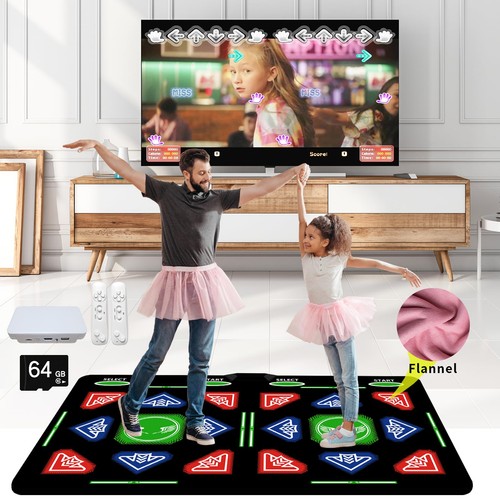 Music double dance mat - mat, for