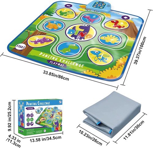 Dinosaur dance mat for - dance,