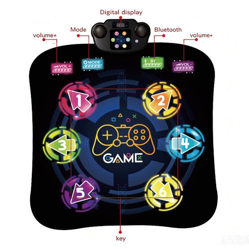 Dance mat for kids 6 - dance,