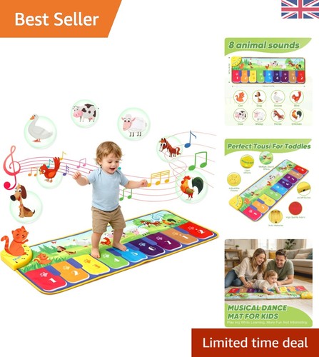 Key musical playmat for kids - 8-key,
