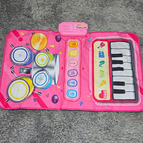 Kids dance music mat - dance/music, pink