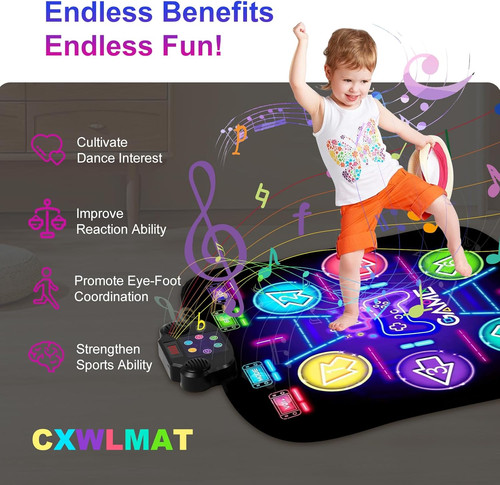 Rechargeable dance mat for - rechargeable,